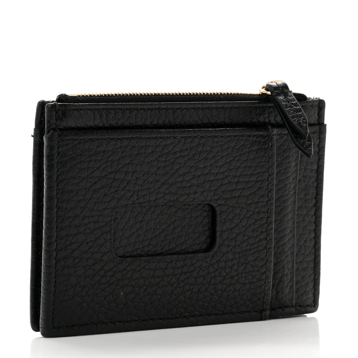 Dollar Calfskin GG Marmont Coin Case Card Holder Black