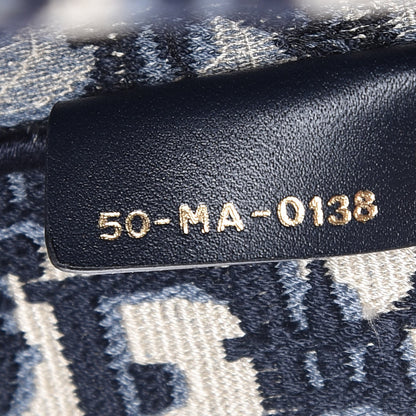 Christian Dior Oblique Book Tote Blue Multicolor 7 of 7