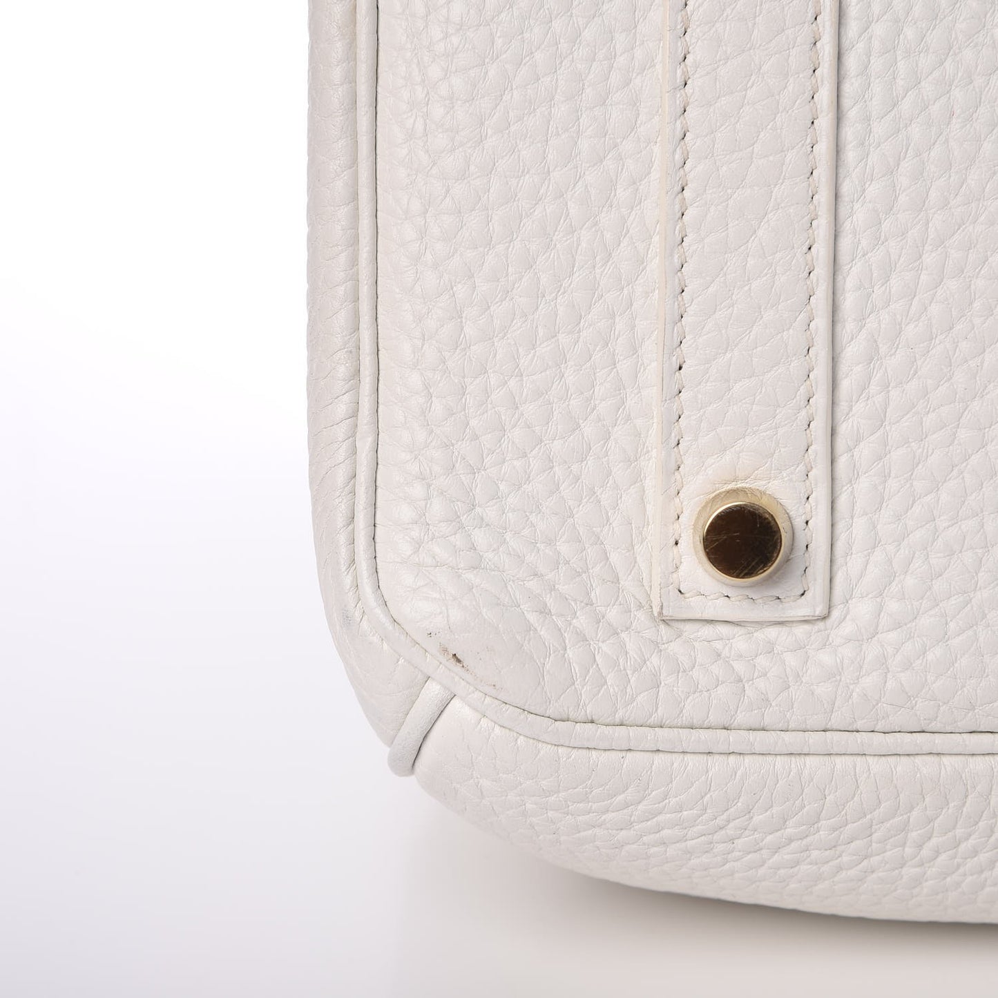 Taurillon Clemence Birkin 35 White