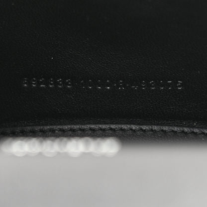 Balenciaga Shiny Box Calfskin Strass Hourglass Top Handle Bag XS Black 8 of 9