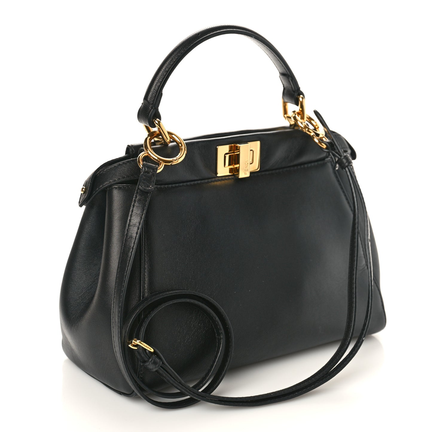 Nappa Mini Peekaboo Iconic Satchel Black