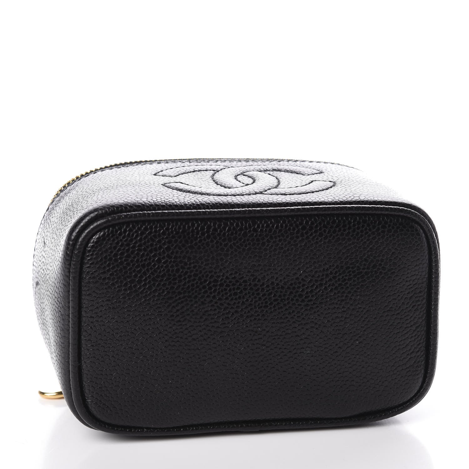 Chanel Caviar Vanity Cosmetic Case Black 3 of 13