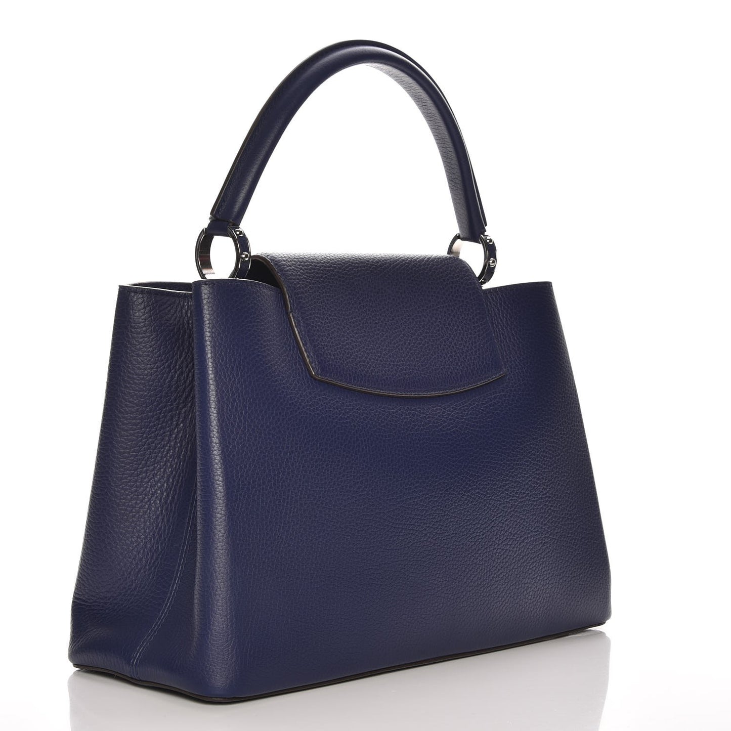 Taurillon Capucines MM Indigo