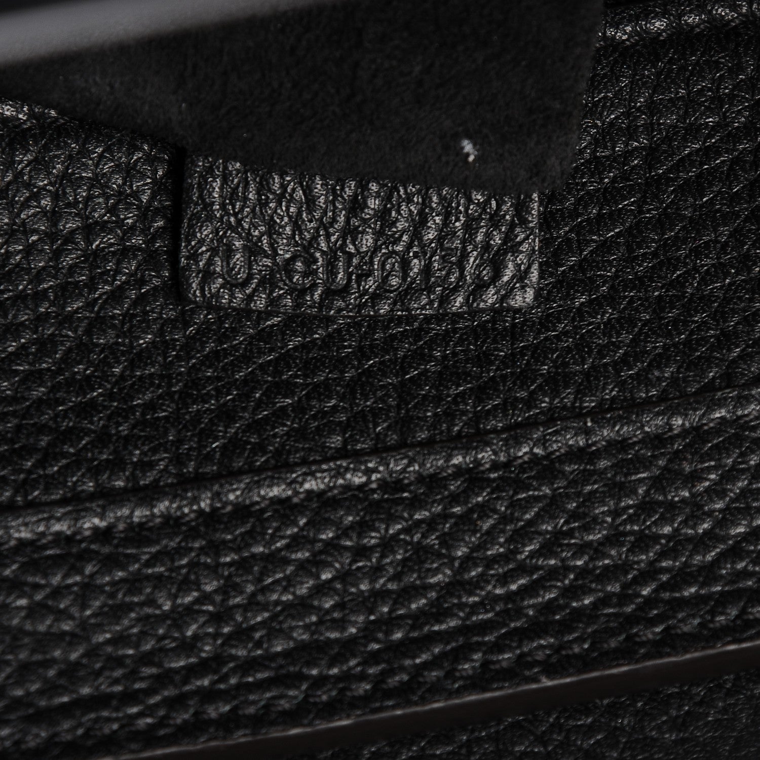Celine Drummed Calfskin Micro Luggage Black 9 of 10