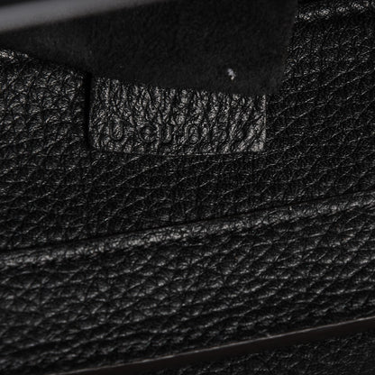 Celine Drummed Calfskin Micro Luggage Black 9 of 10
