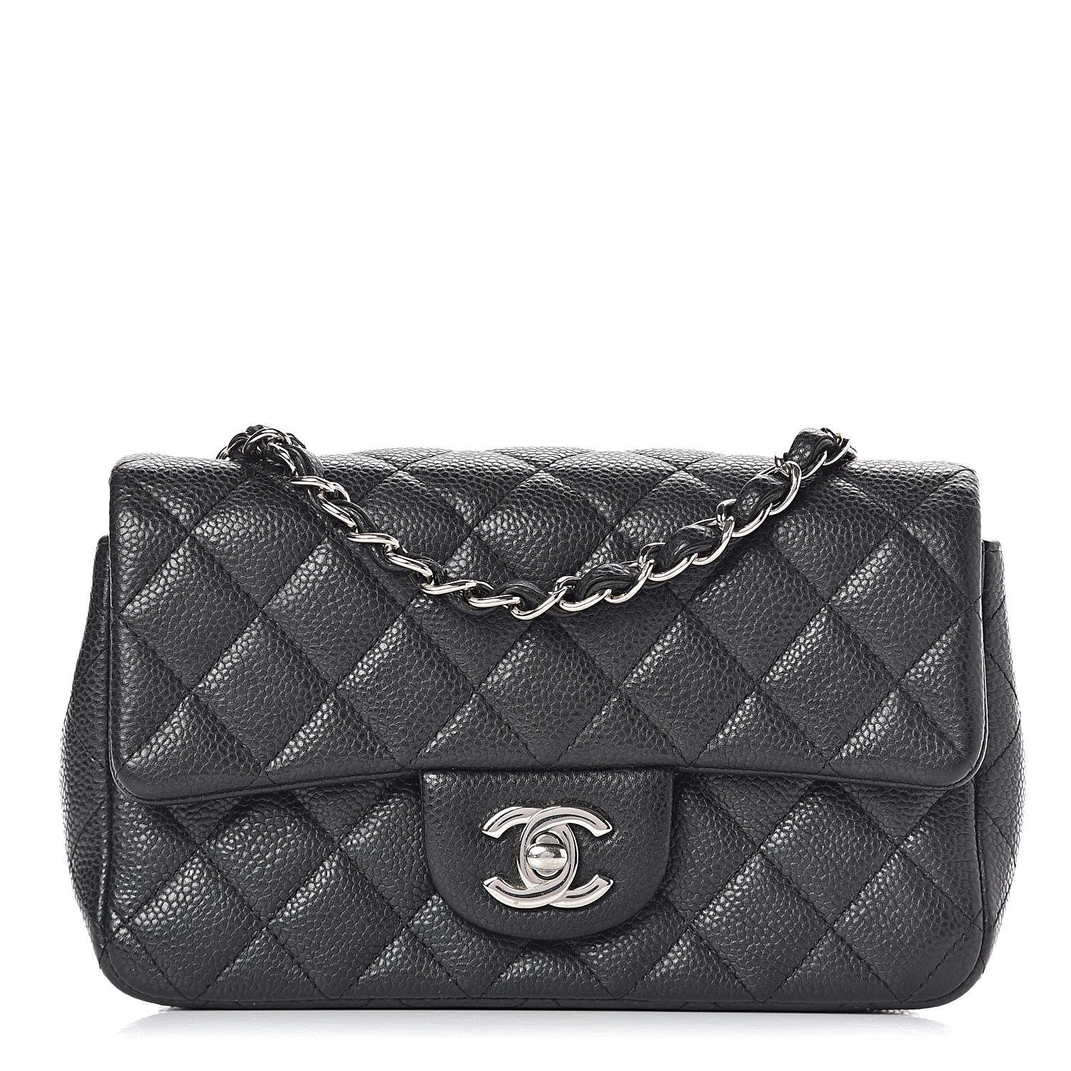 Chanel Caviar Quilted Mini Rectangular Flap Black 1 of 14