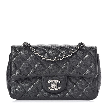Chanel Caviar Quilted Mini Rectangular Flap Black 1 of 14