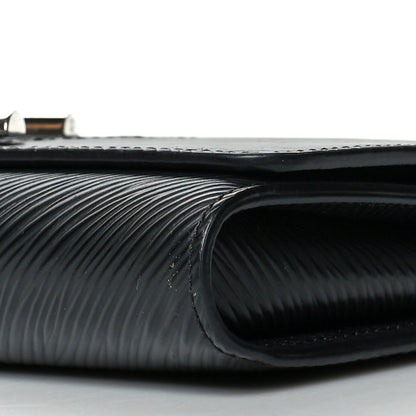 Louis Vuitton Epi Twist Chain Wallet Black 8 of 9