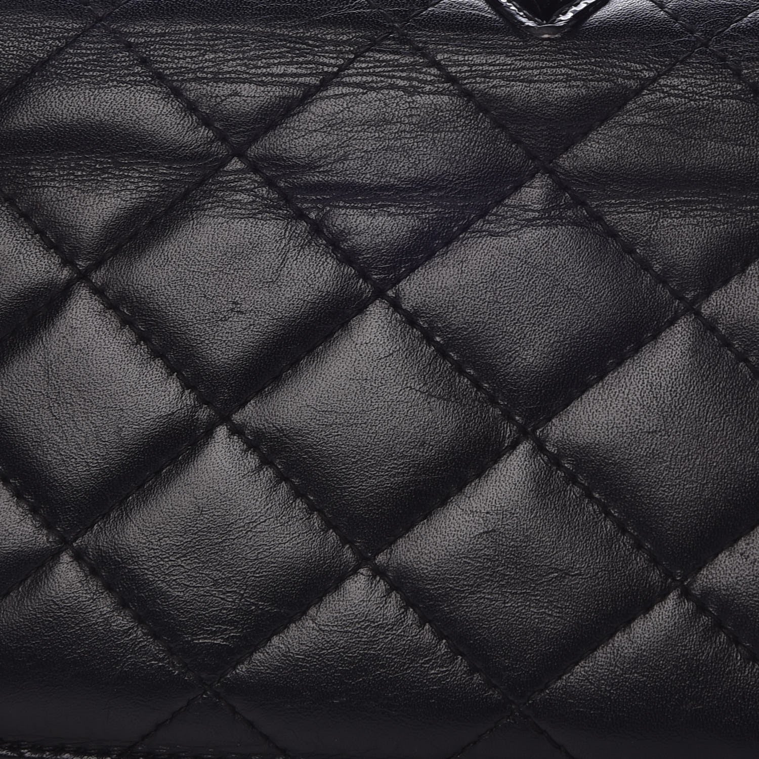 Chanel Calfskin Quilted Cambon Yen Wallet Black 16 of 19