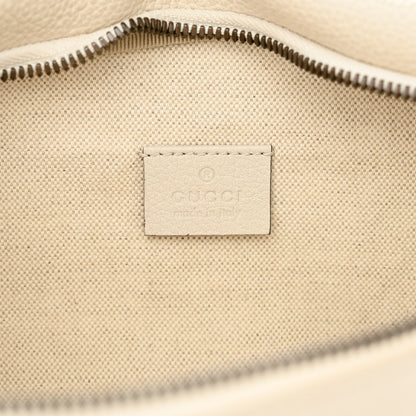 Gucci Grained Calfskin Logo Belt Bag White 6 of 11