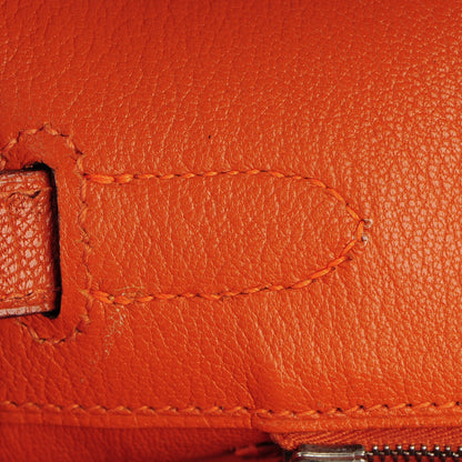 Hermes Chevre de Coromandel Birkin 30 Potiron 16 of 28