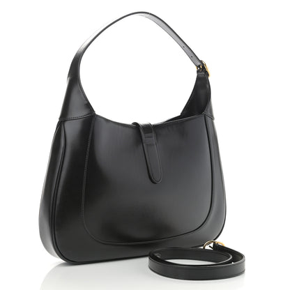 Gucci Boarded Dyana Lux Calfskin Medium Jackie 1961 Hobo Black 4 of 11