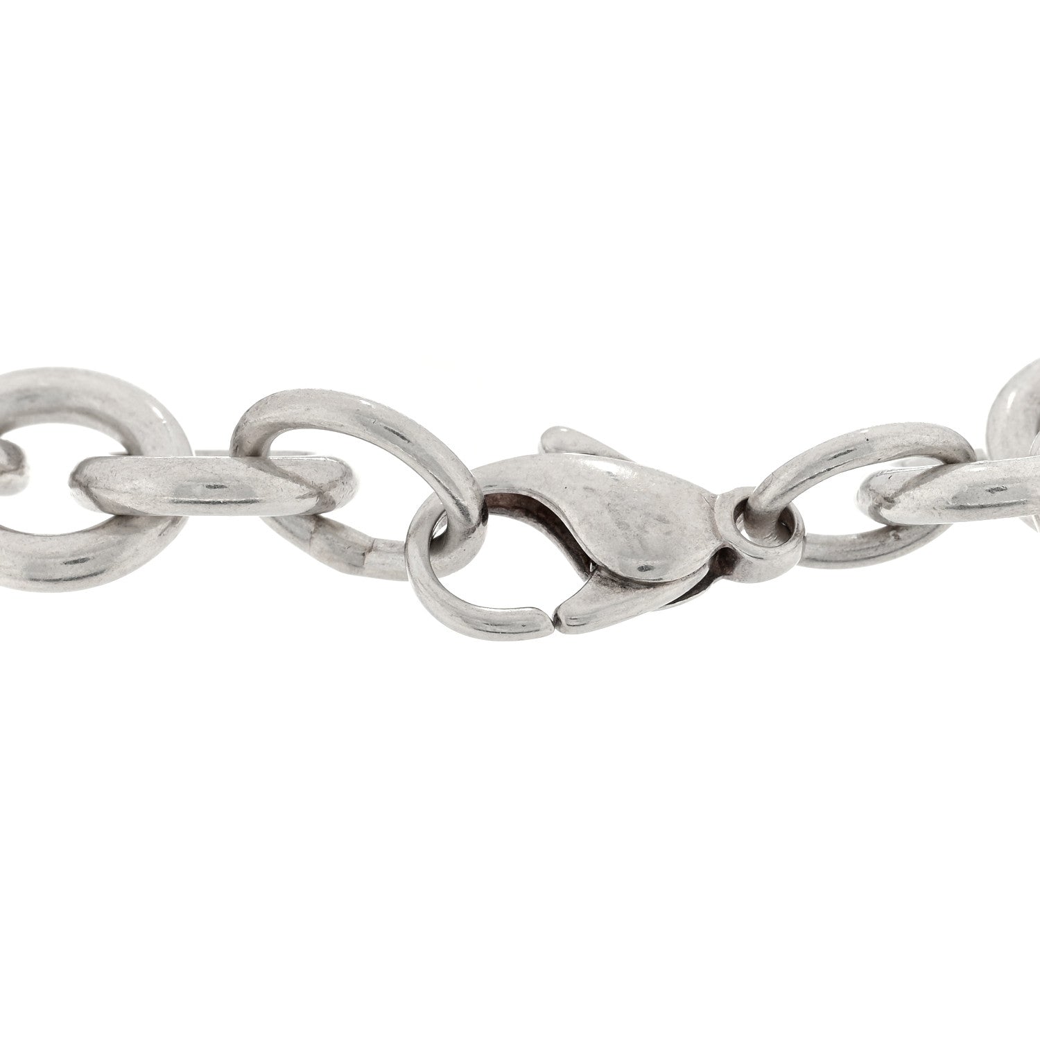 Tiffany Sterling Silver Enamel Five Charm Bracelet Blue 3 of 4