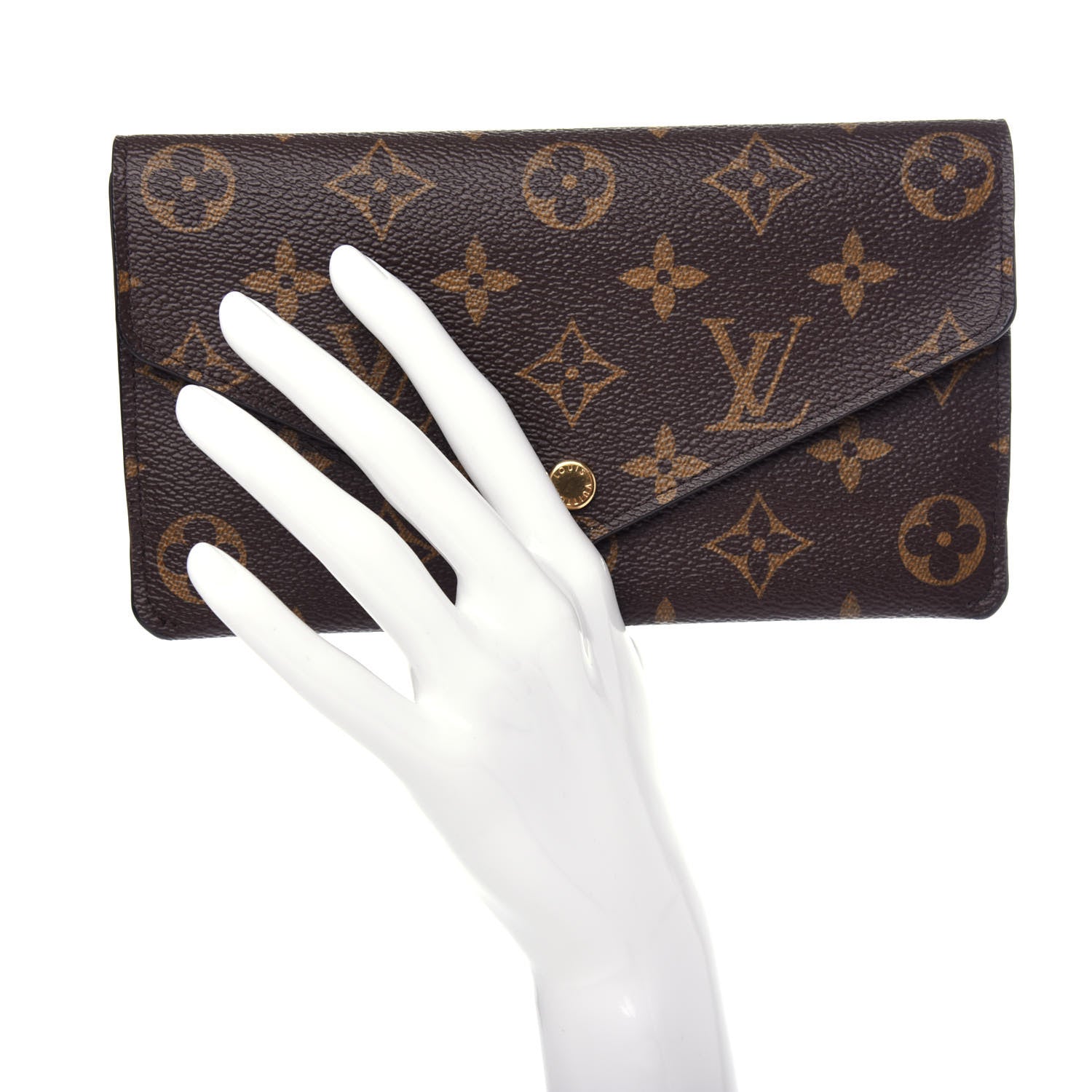 Louis Vuitton Monogram Jeanne Wallet Rose Ballerine 2 of 9