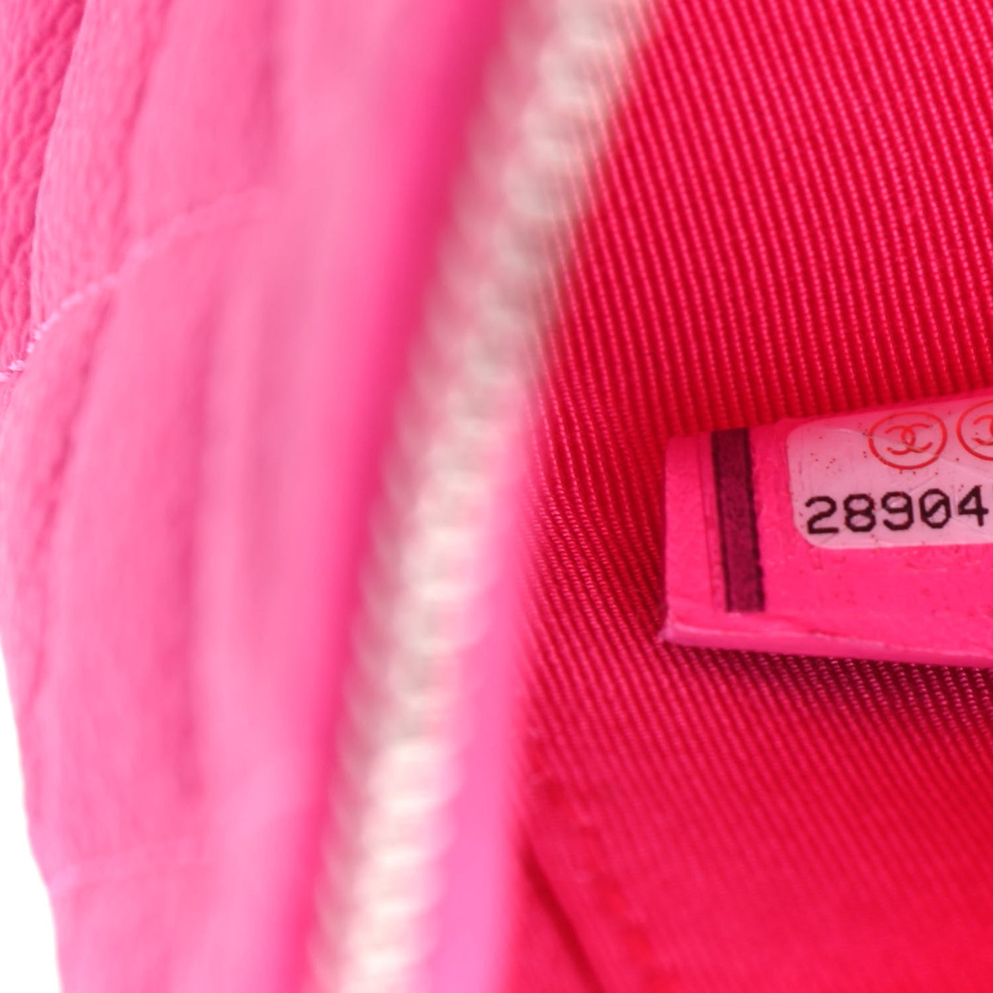 Goatskin Quilted Medium Reissue Cosmetic Case Pink