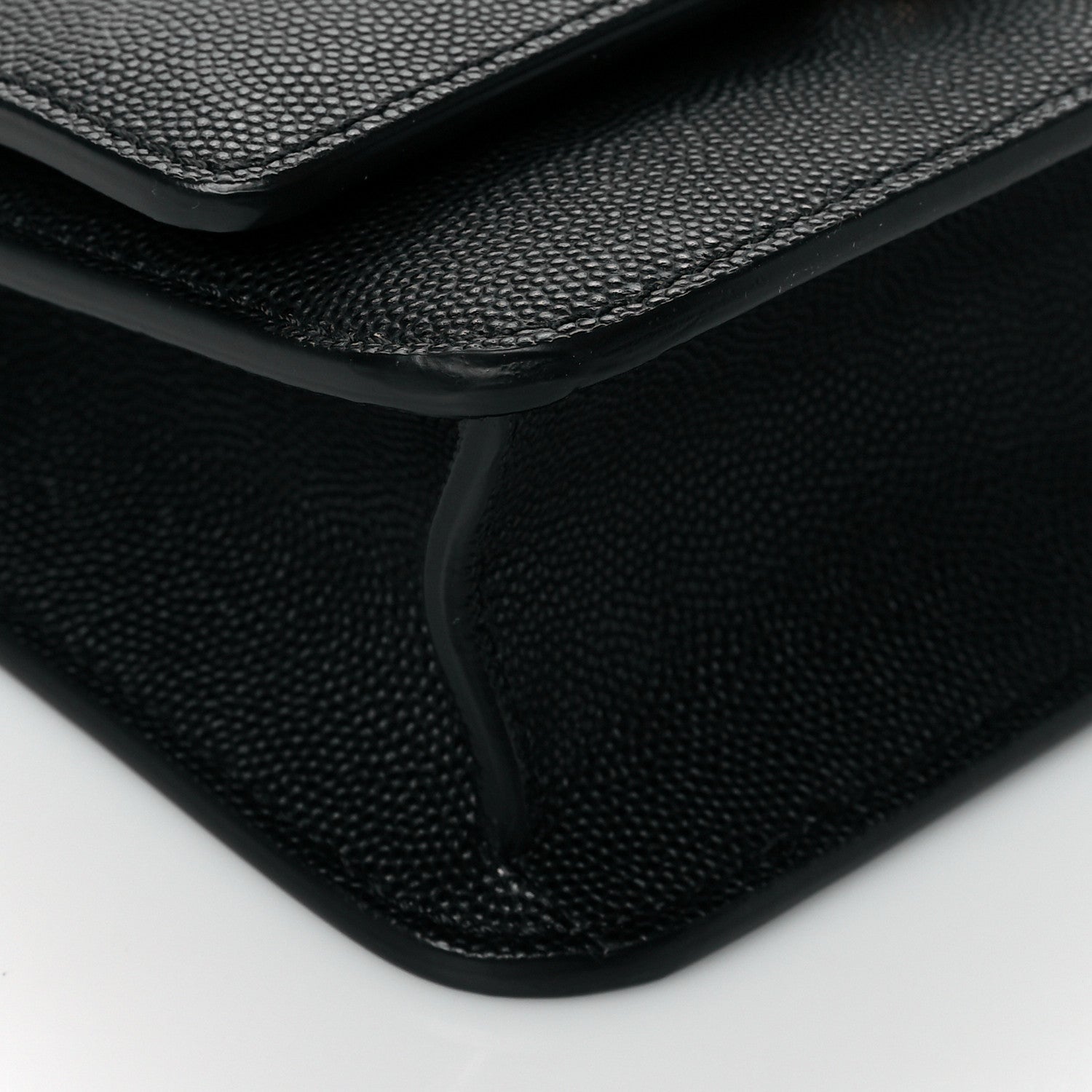 Burberry Grained Calfskin Mini TB Bag Black 8 of 9