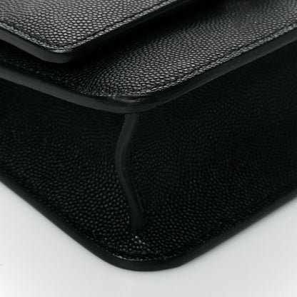 Burberry Grained Calfskin Mini TB Bag Black 8 of 9