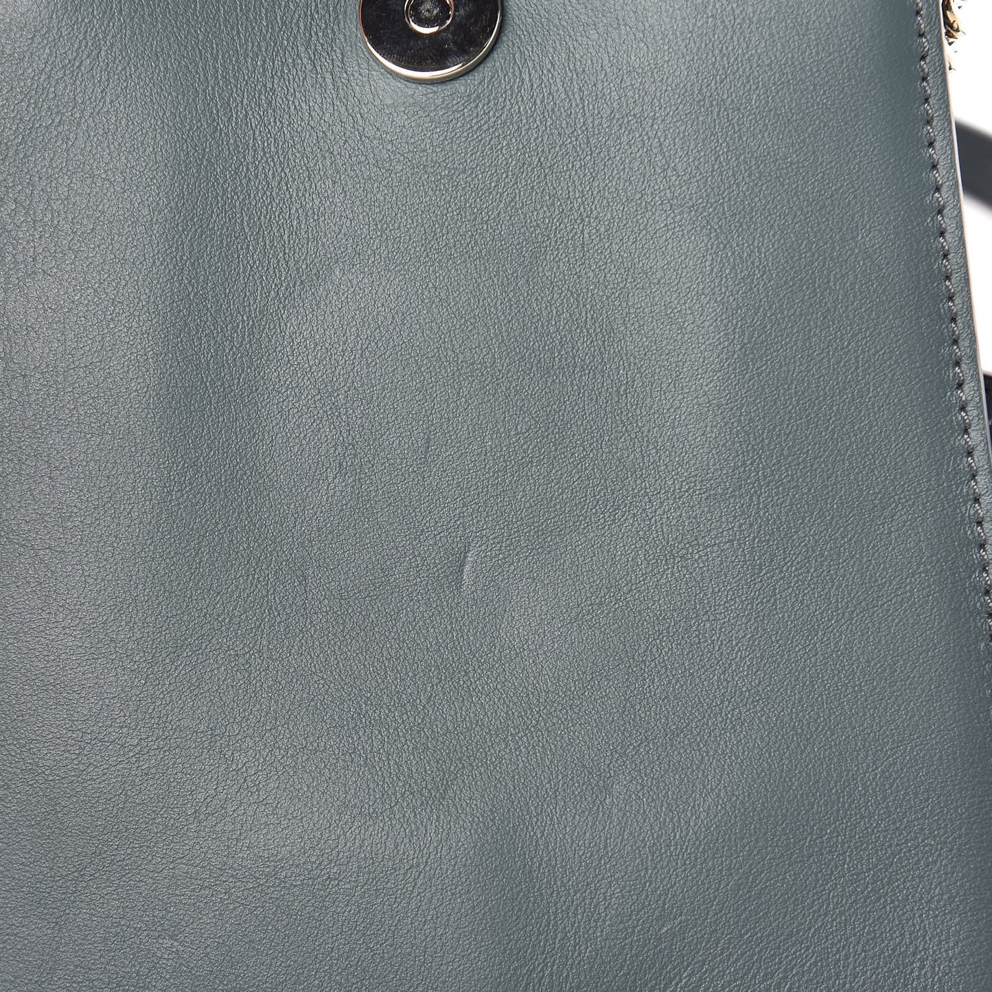 Suede Calfskin Mini Faye Bracelet Bag Cloudy Blue