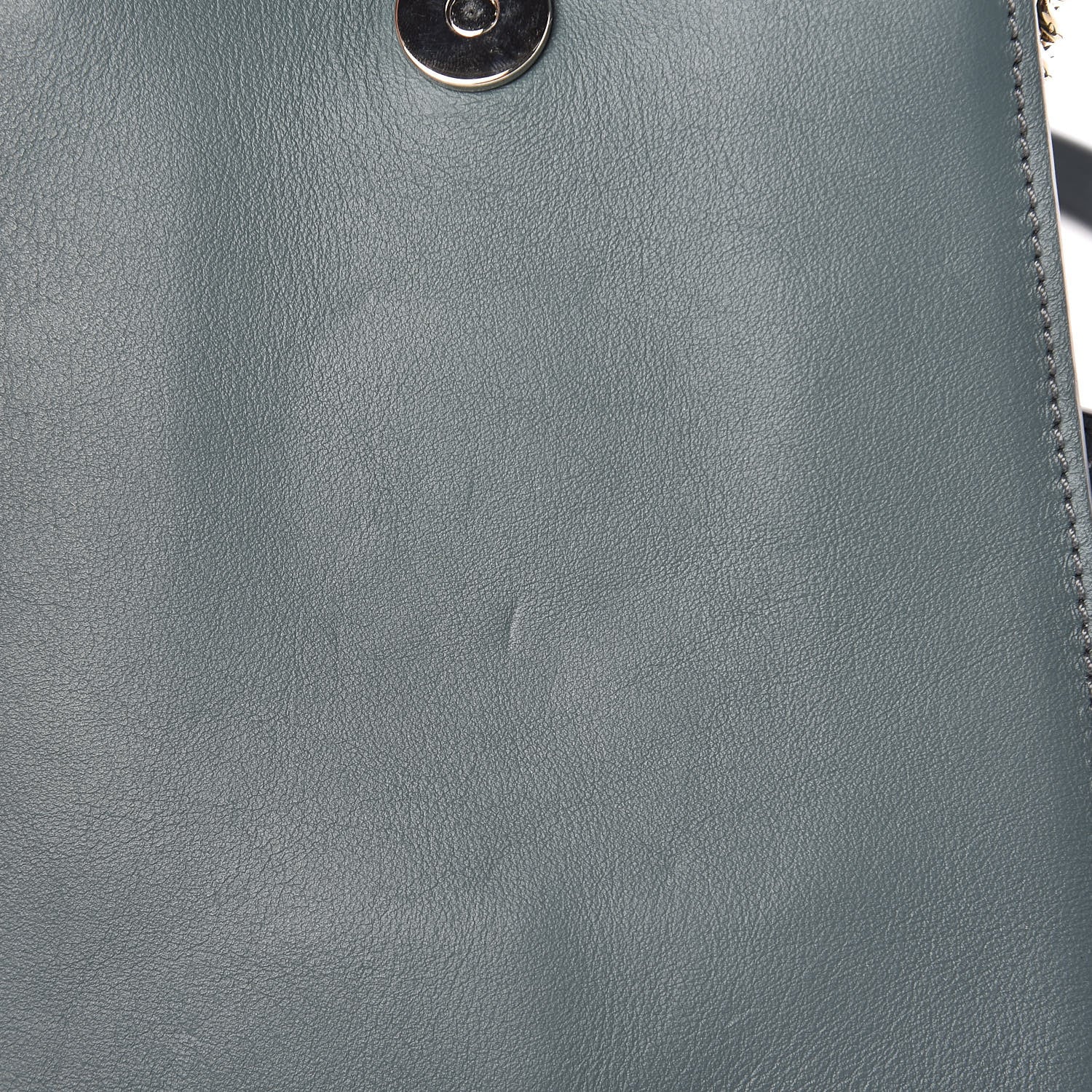 Chloe Suede Calfskin Mini Faye Bracelet Bag Cloudy Blue 9 of 12