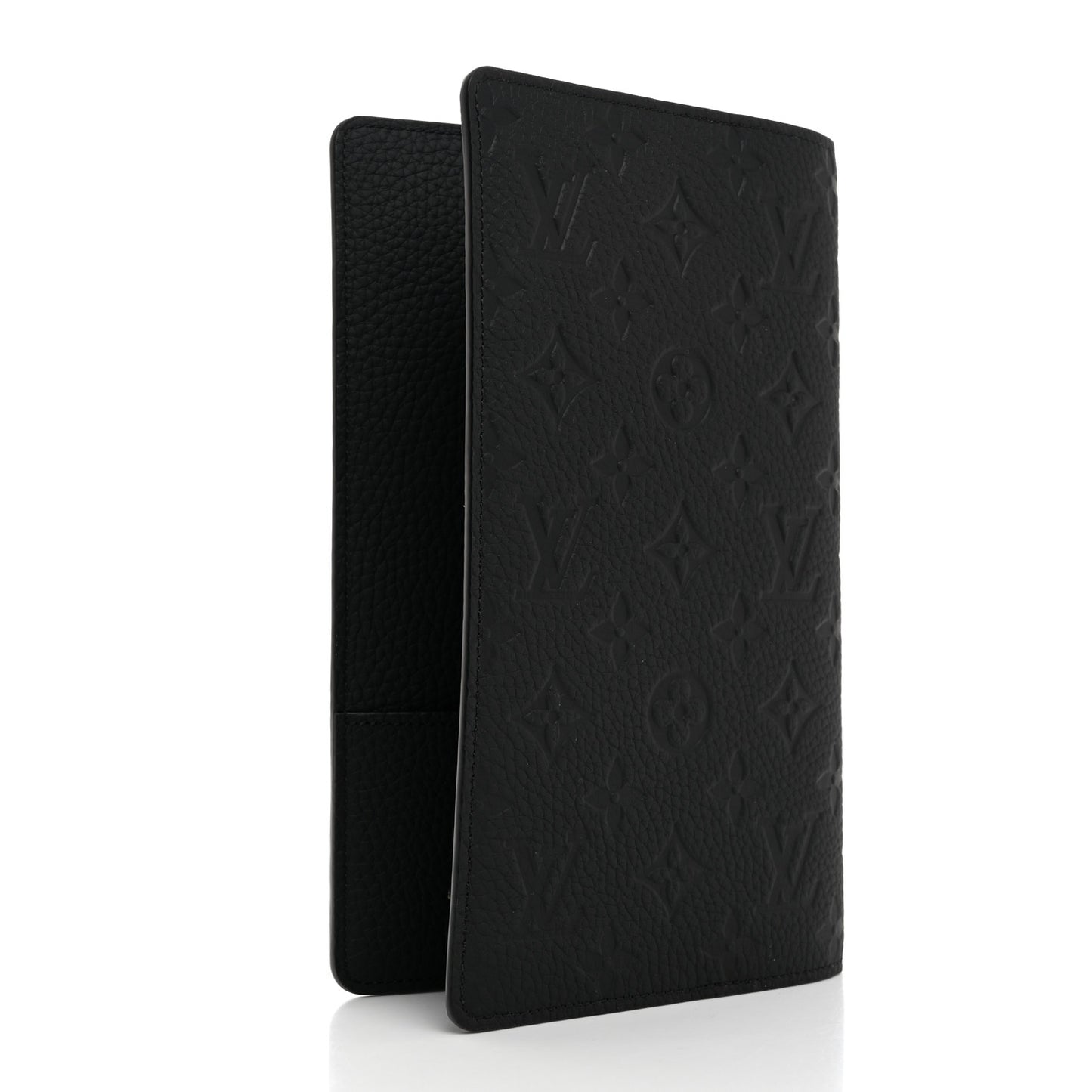 Taurillon Monogram Emily Notebook Cover MM Black