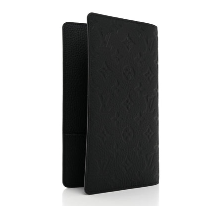 Louis Vuitton Taurillon Monogram Emily Notebook Cover MM Black 3 of 7