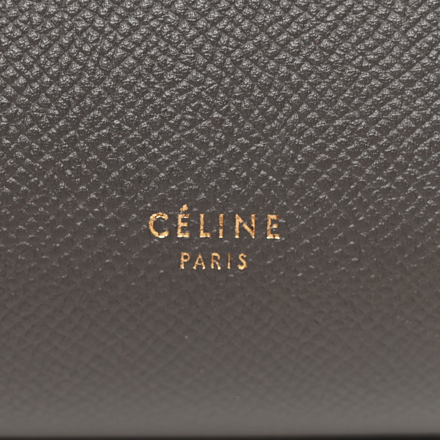 Celine Grained Calfskin Mini Belt Bag Grey 6 of 10
