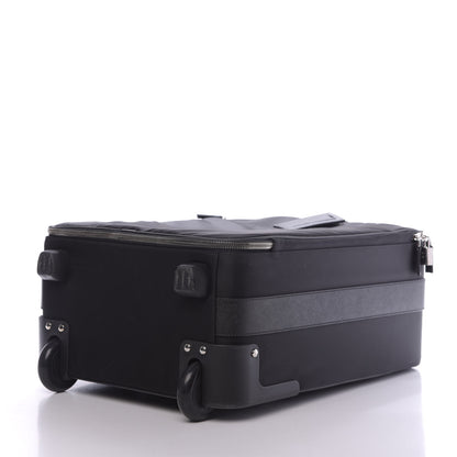 Prada Tessuto Saffiano Trolley Luggage Black 4 of 10