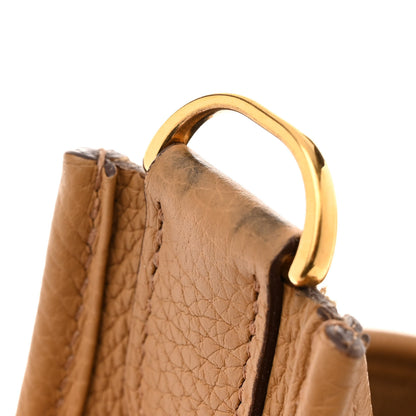 Hermes Taurillon Clemence Evelyne III PM Biscuit 11 of 12