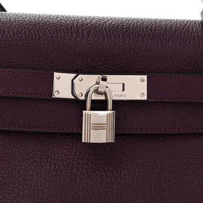 Hermes Chevre De Coromandel Kelly Retourne 28 Raisin 8 of 11