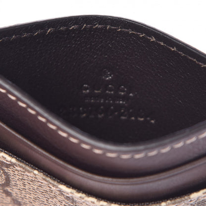Gucci GG Supreme Monogram Card Holder Dark Brown 6 of 7