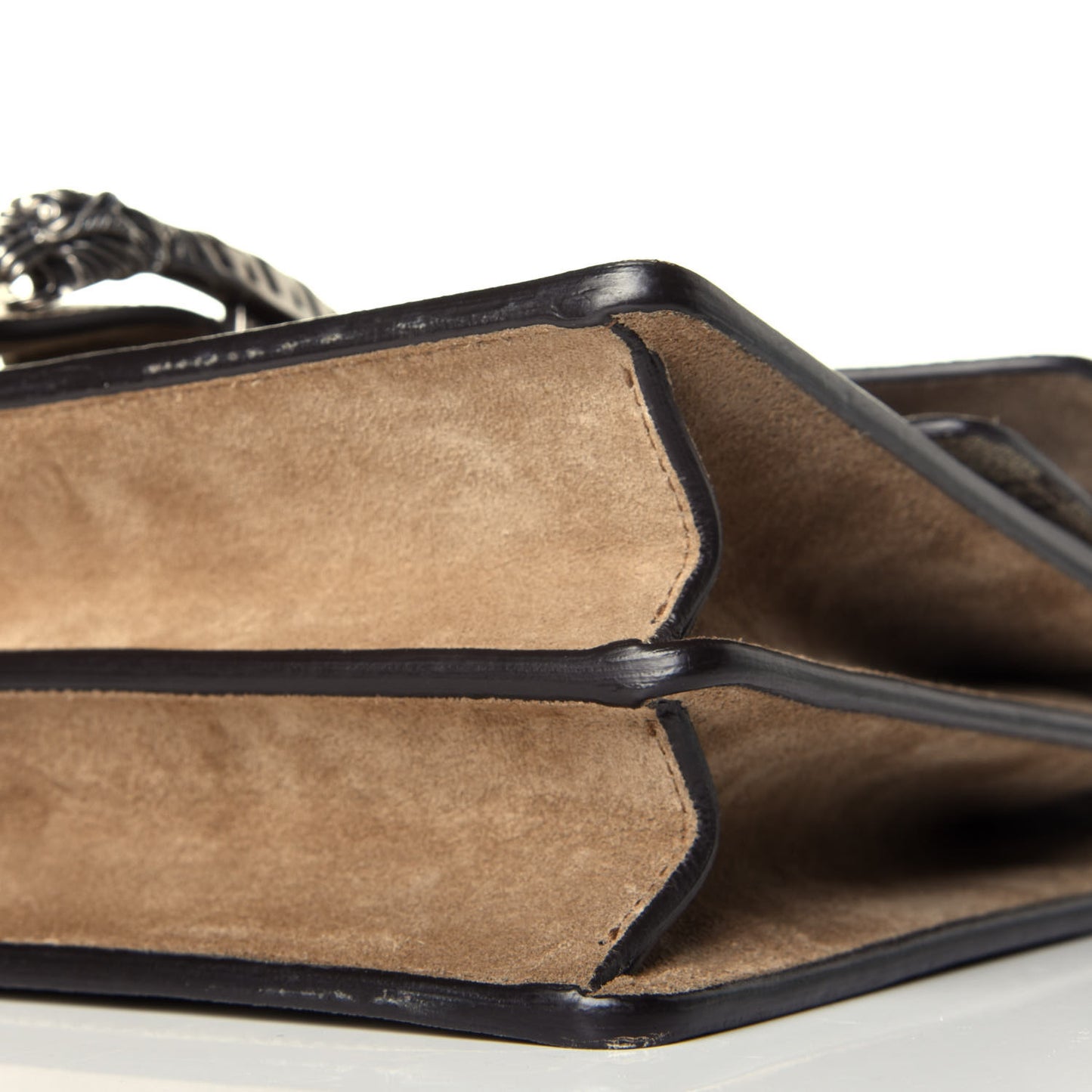 GG Supreme Monogram Small Dionysus Shoulder Bag Taupe