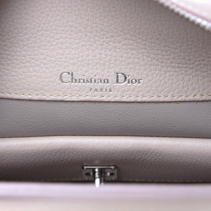 Christian Dior Grained Calfskin Medium Bar Tote Rose Poudre 15 of 15