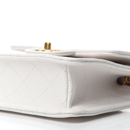 Chanel Caviar Quilted Mini Sweet Classic Flap White 7 of 11