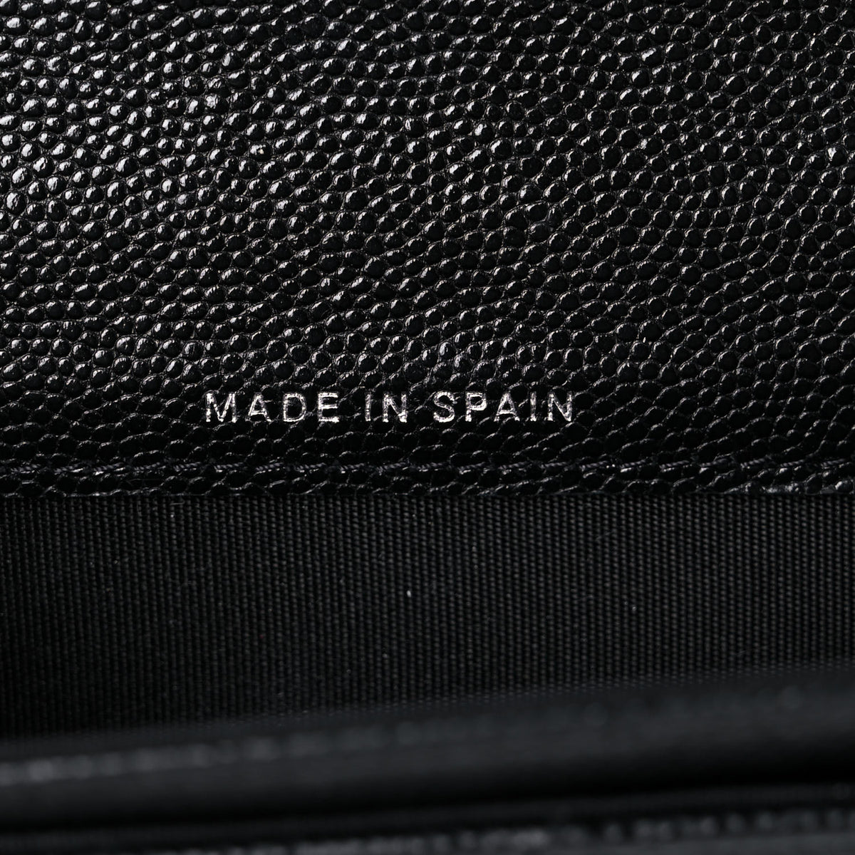 Caviar Quilted Boy Flap Card Holder Black