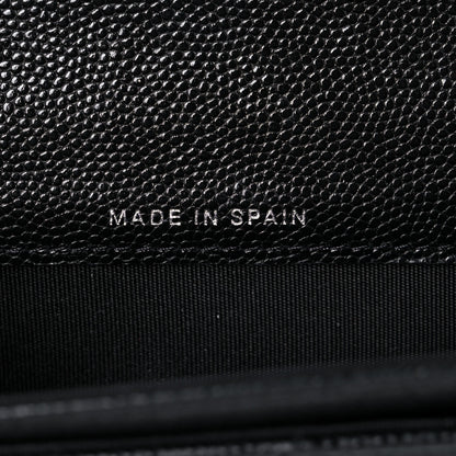 Chanel Caviar Quilted Boy Flap Card Holder Black 7 of 9