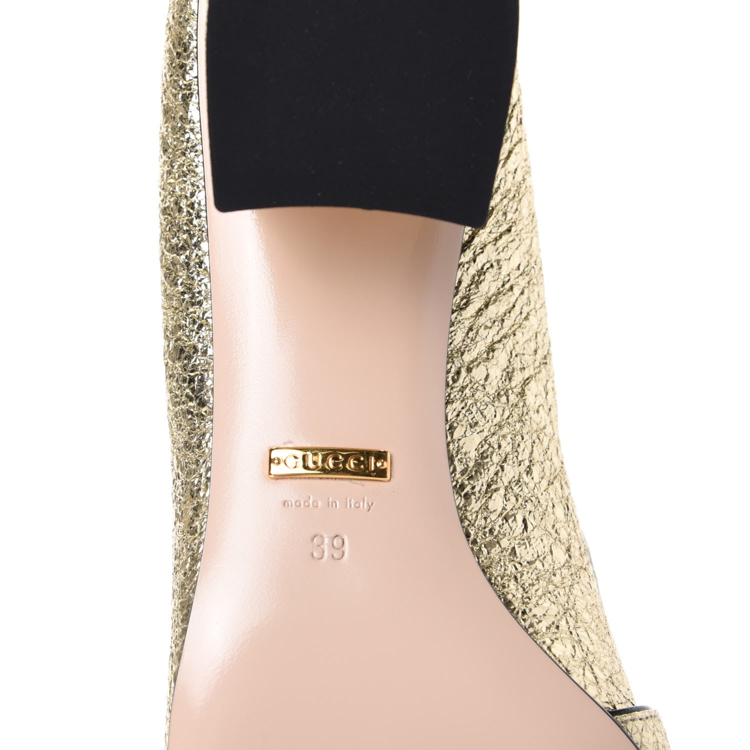 Gucci Galassia GG Marmont Fringe 50mm Loafer Pumps 39 Platino 9 of 10