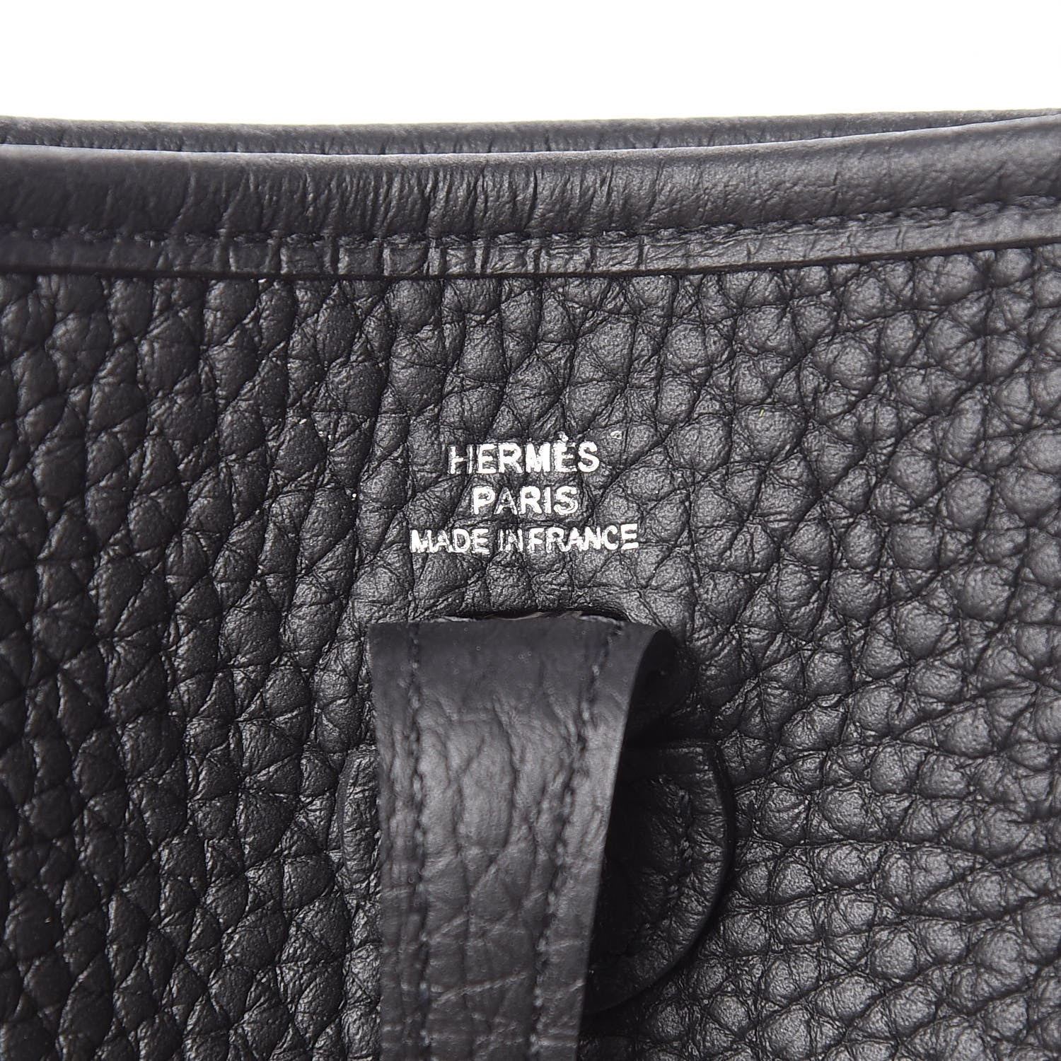 Hermes Taurillon Clemence Evelyne TPM Black 9 of 11