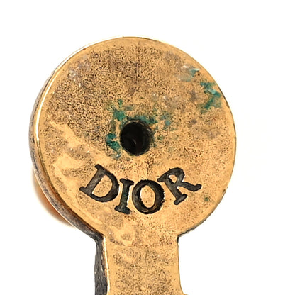 Christian Dior Metal J'Adior Earrings Aged Gold 4 of 4
