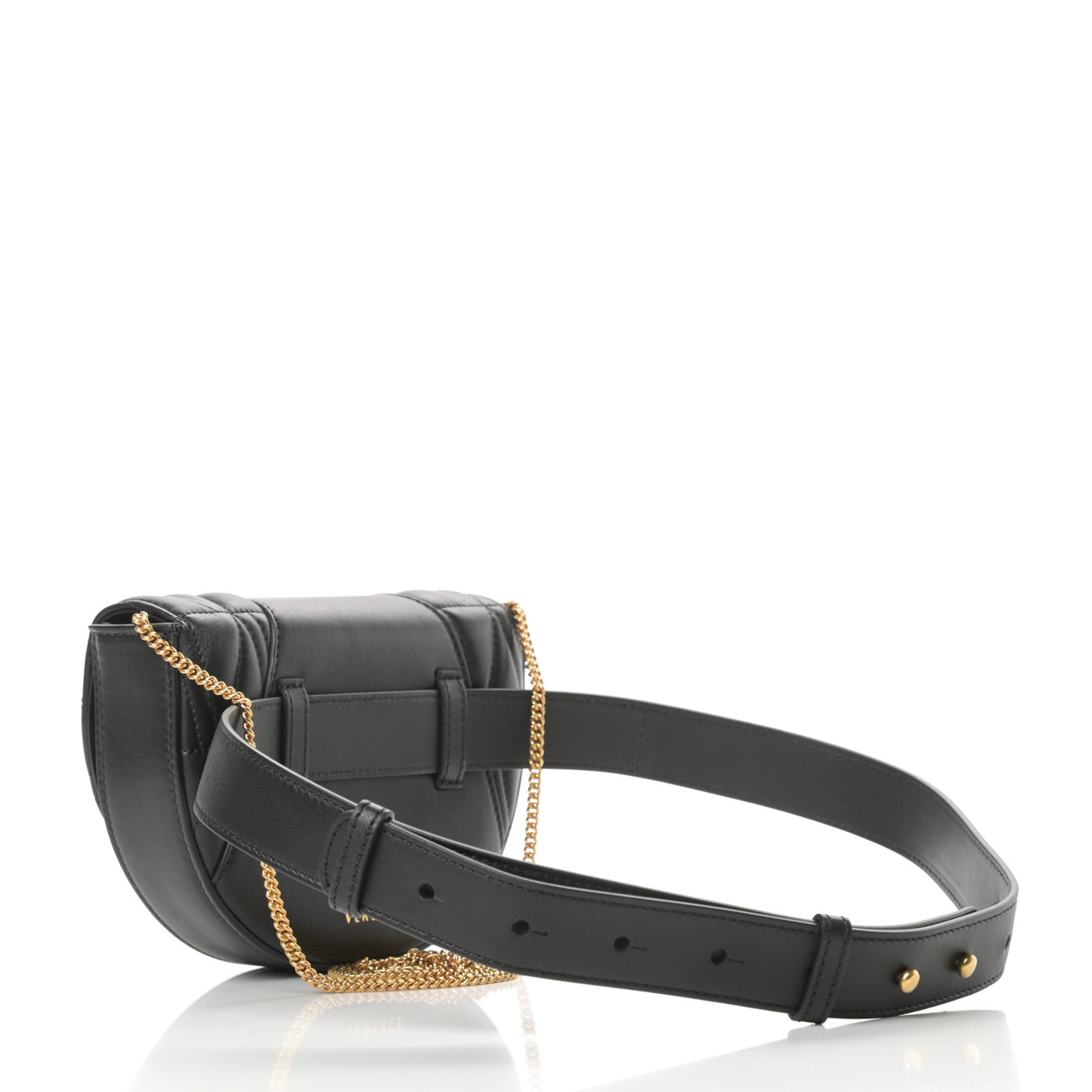 Nappa Quilted Virtus Belt Bag Black