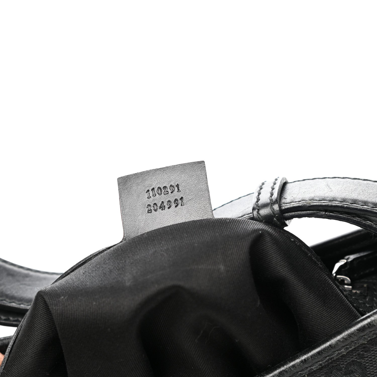 Gucci Monogram Piston Shoulder Bag Black 7 of 11