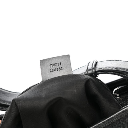 Gucci Monogram Piston Shoulder Bag Black 7 of 11