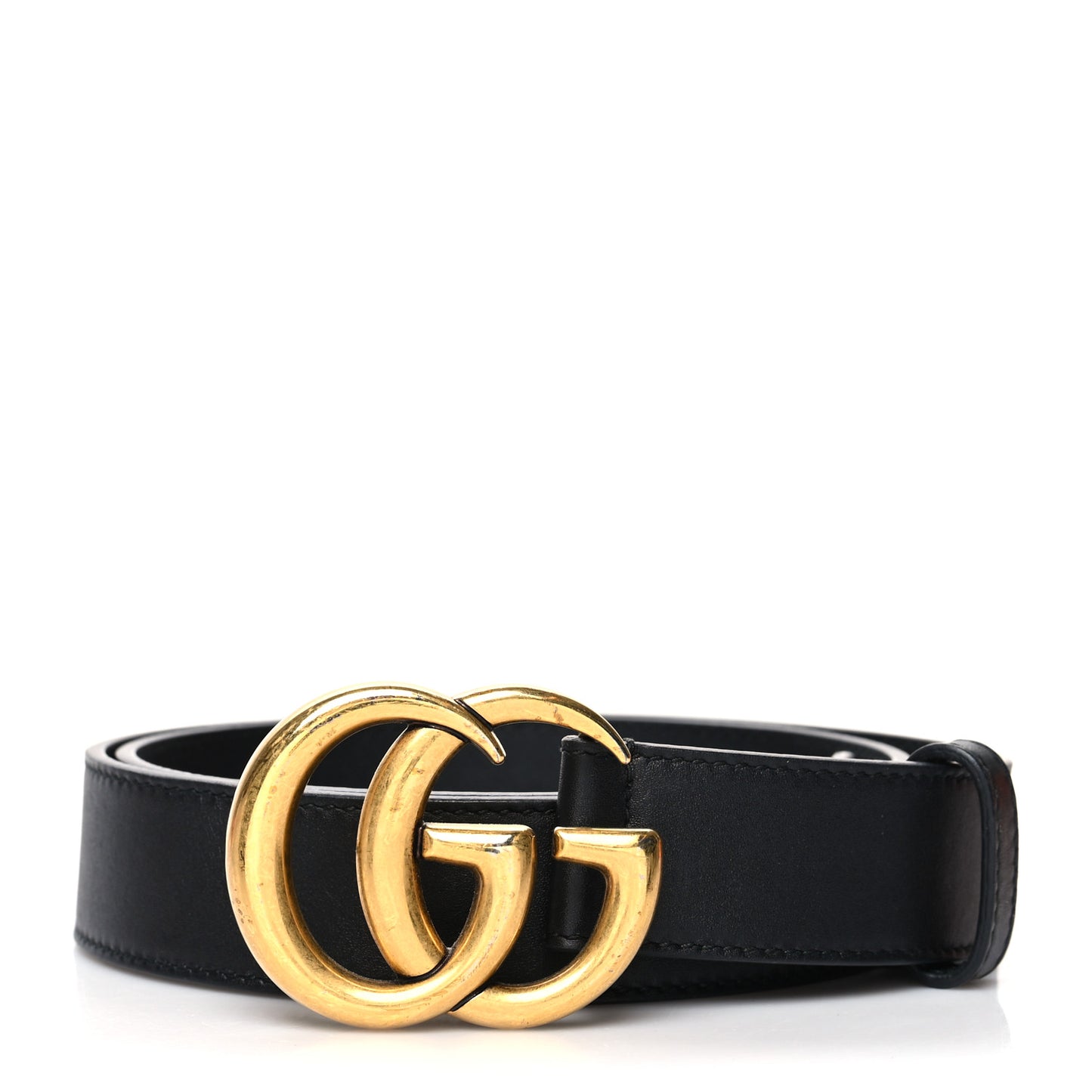 Calfskin Double G 30mm Belt 80 32 Black