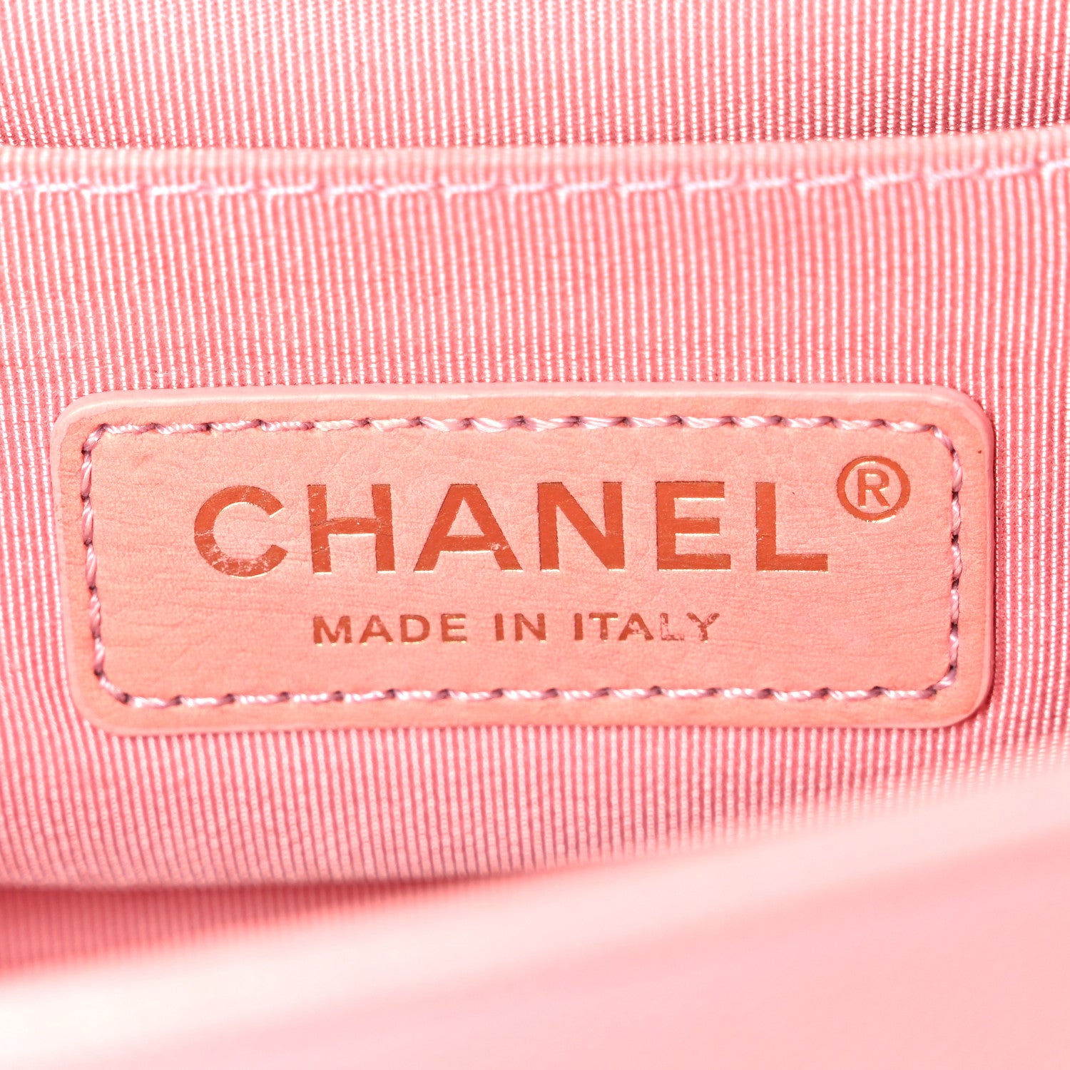 Chanel Caviar Chevron Quilted Small Boy Flap Pink 6 of 11