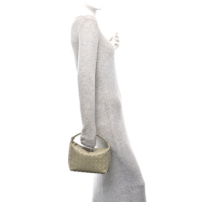 Bottega Veneta Calfskin Nappa Intrecciato Mini Wallace Travertine Travertine 2 of 9