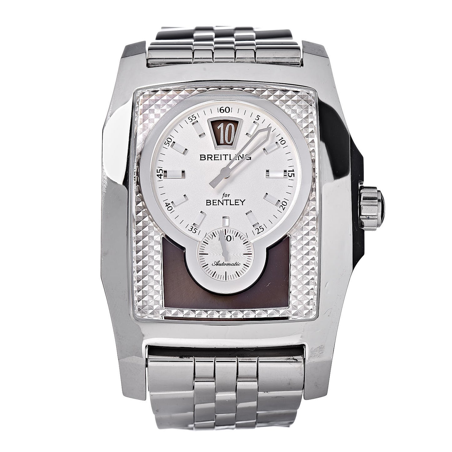 Stainless Steel 40mm Bentley Flying B Automatic Watch Brown A2836212/H521