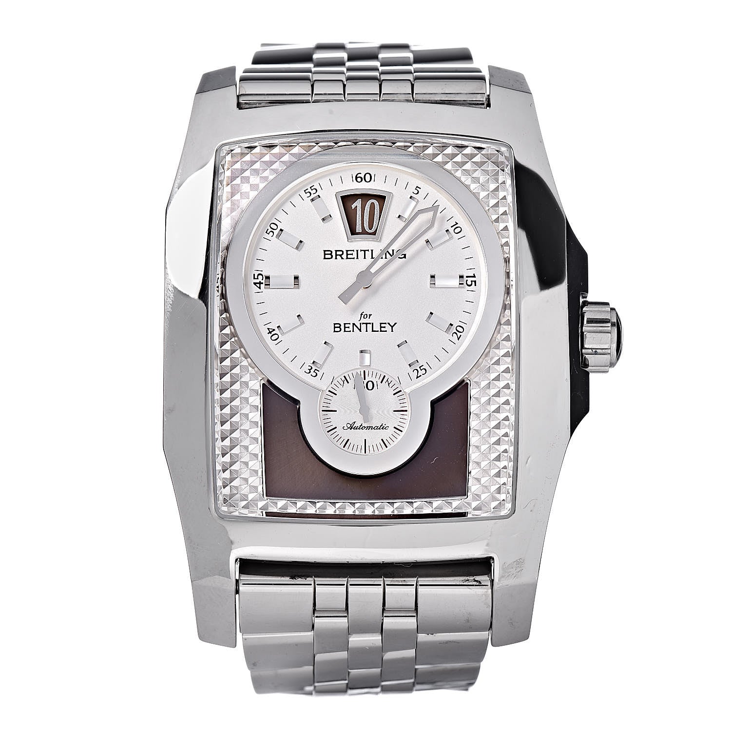 Breitling Stainless Steel 40mm Bentley Flying B Automatic Watch Brown A2836212/H521 1 of 6