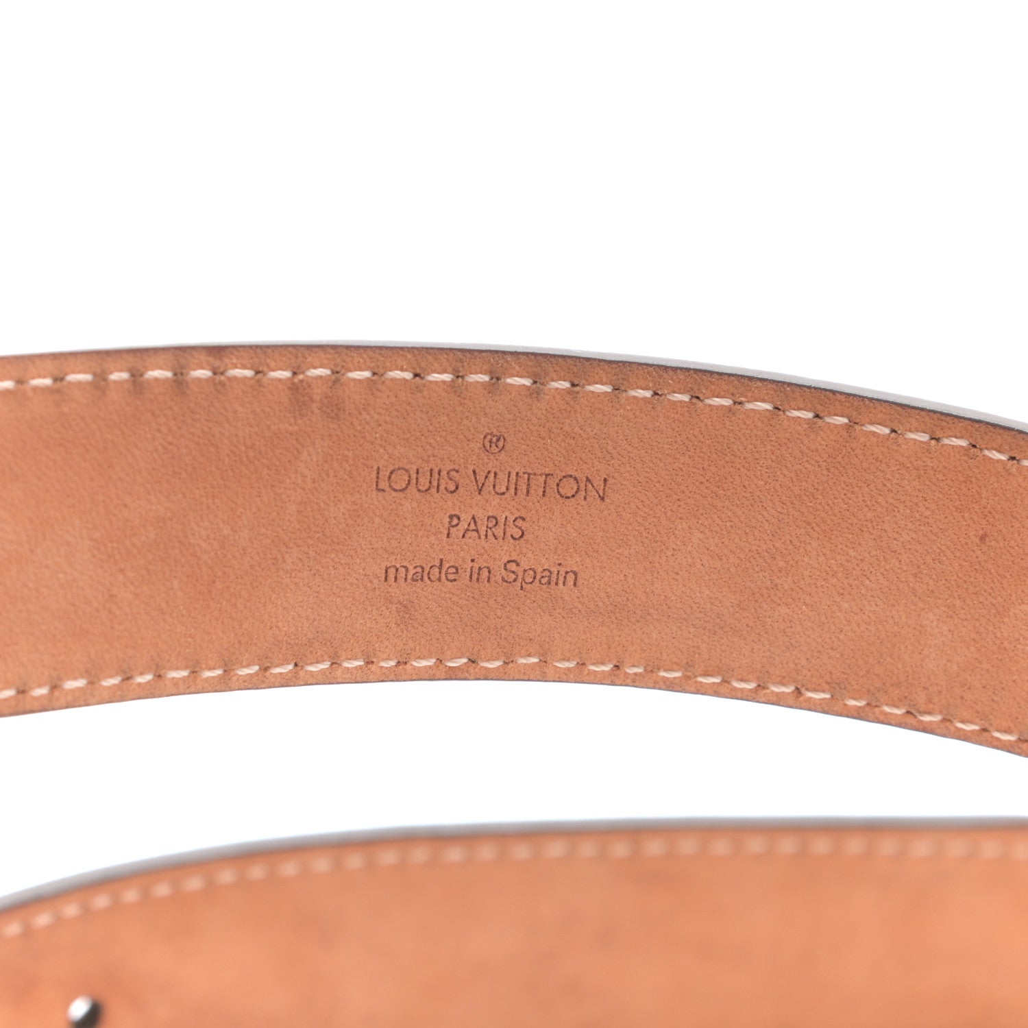 Louis Vuitton Damier Ebene Mini 25mm Belt 85 34 5 of 8