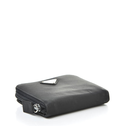 Prada Tessuto Nylon Compact Zip Around Wallet Black 4 of 13