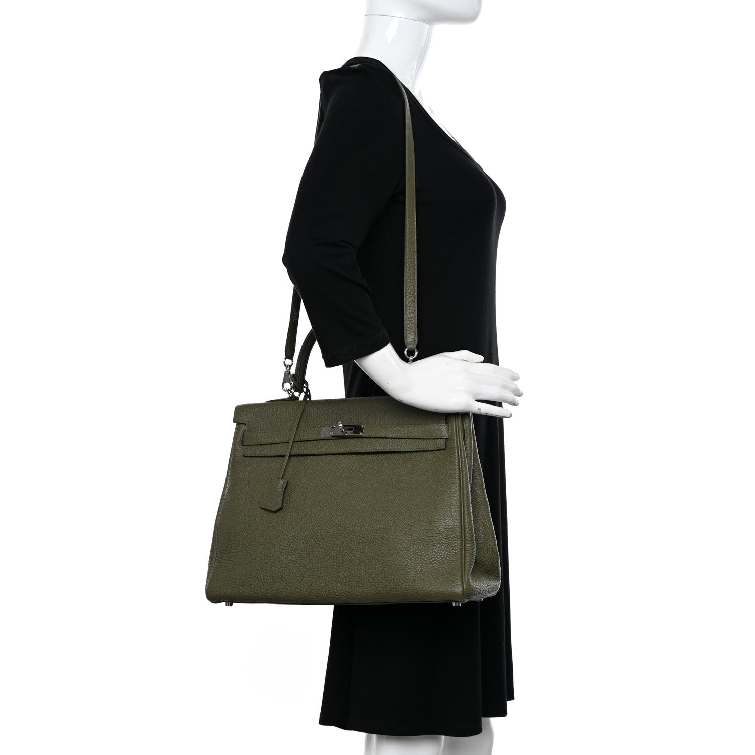 Hermes Togo Kelly Retourne 35 Vert Veronese 2 of 15