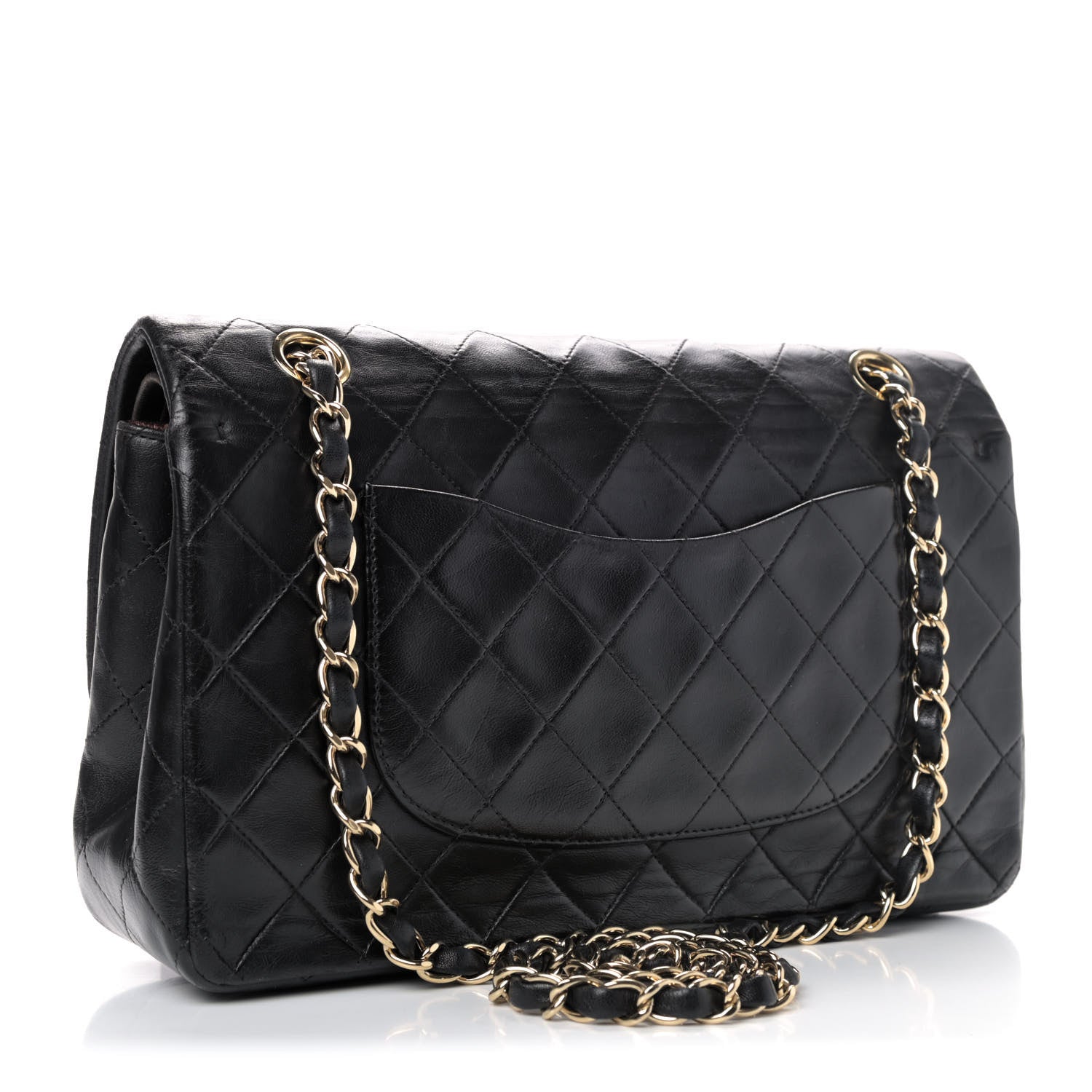 Chanel Lambskin Quilted Small Double Flap Black 2 of 4